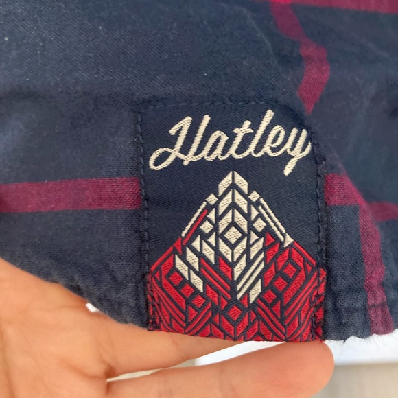Hatley Navy and Red Plaid Shirt - Picture 6 of 7
